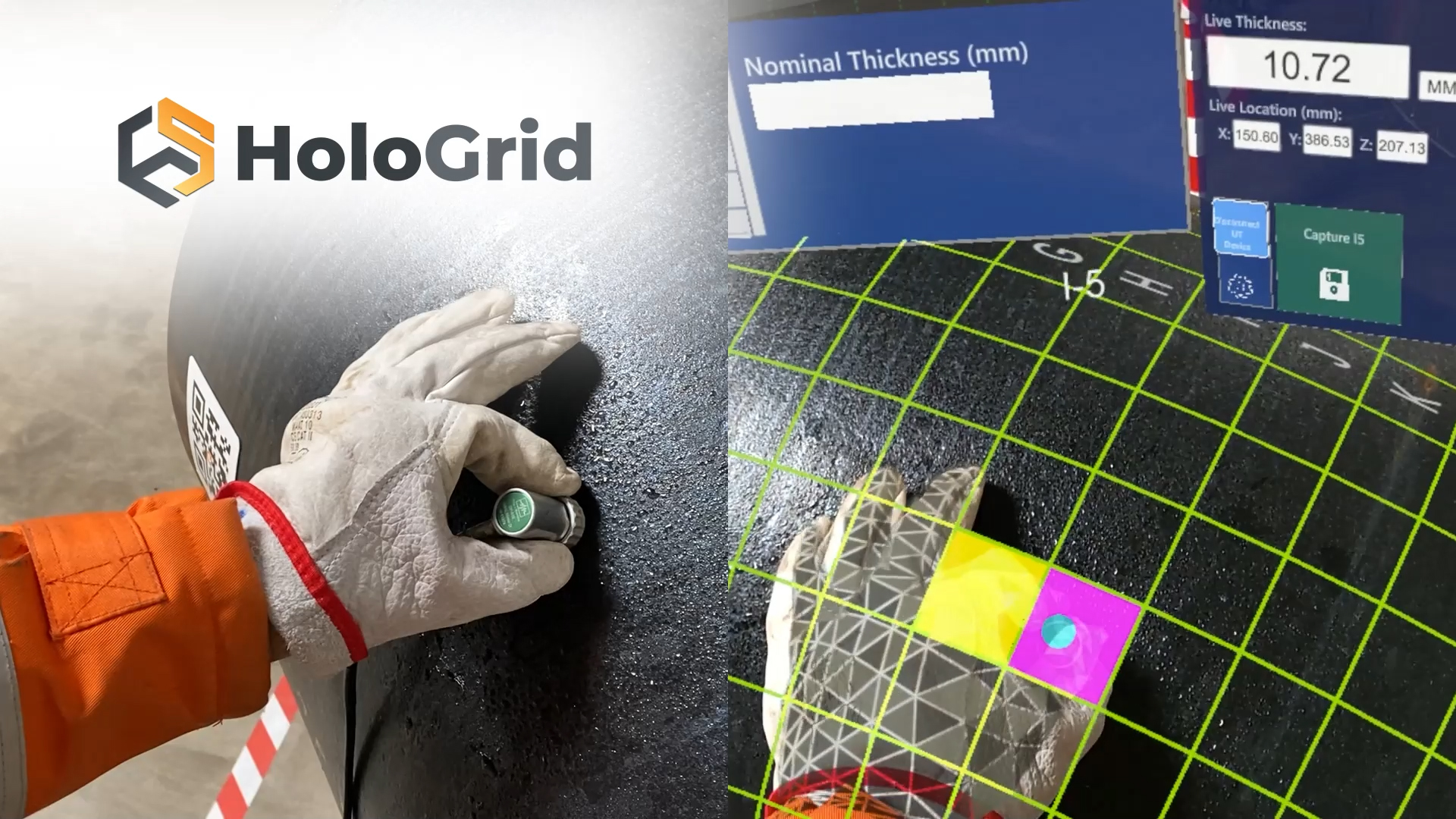 HoloGrid - mixed reality for inspections
